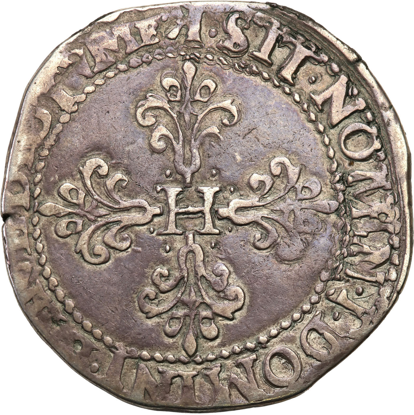 Henryk Walezy. Frank 1582 K, Bordeaux